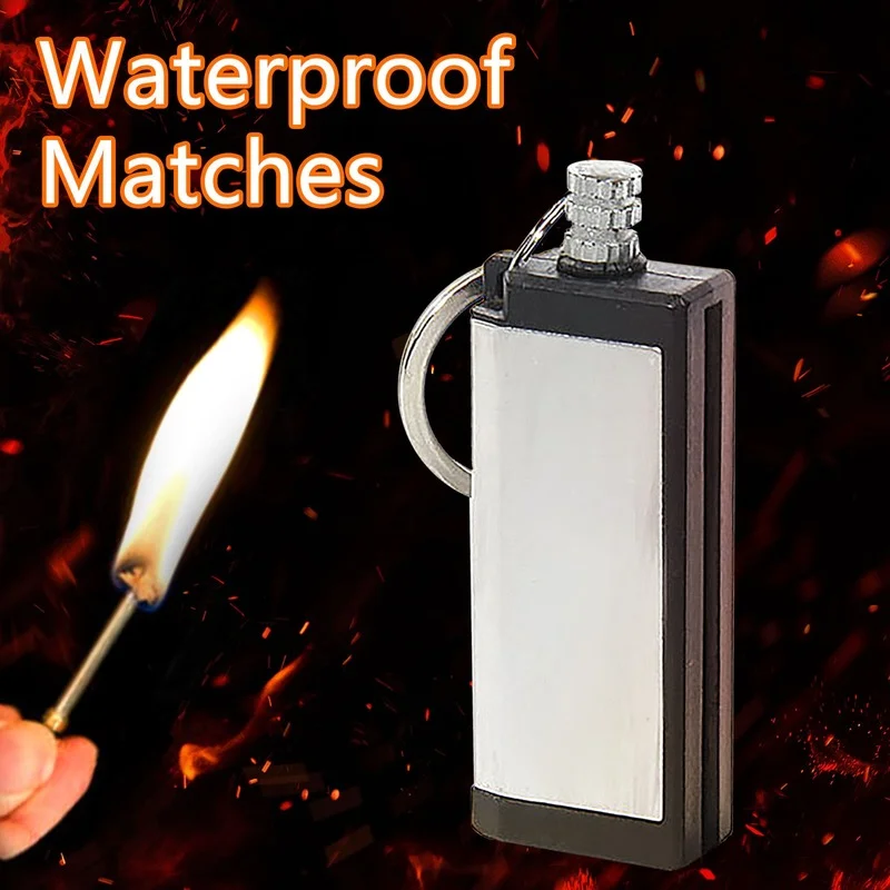 

Outdoor waterproof portable lighter bottle keychain with cotton core containing smoking ashtray with travel keychain lid