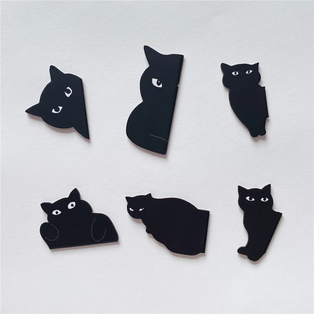Набор закладки для книг 6 шт. милые вещи милый кот магнитные творчество