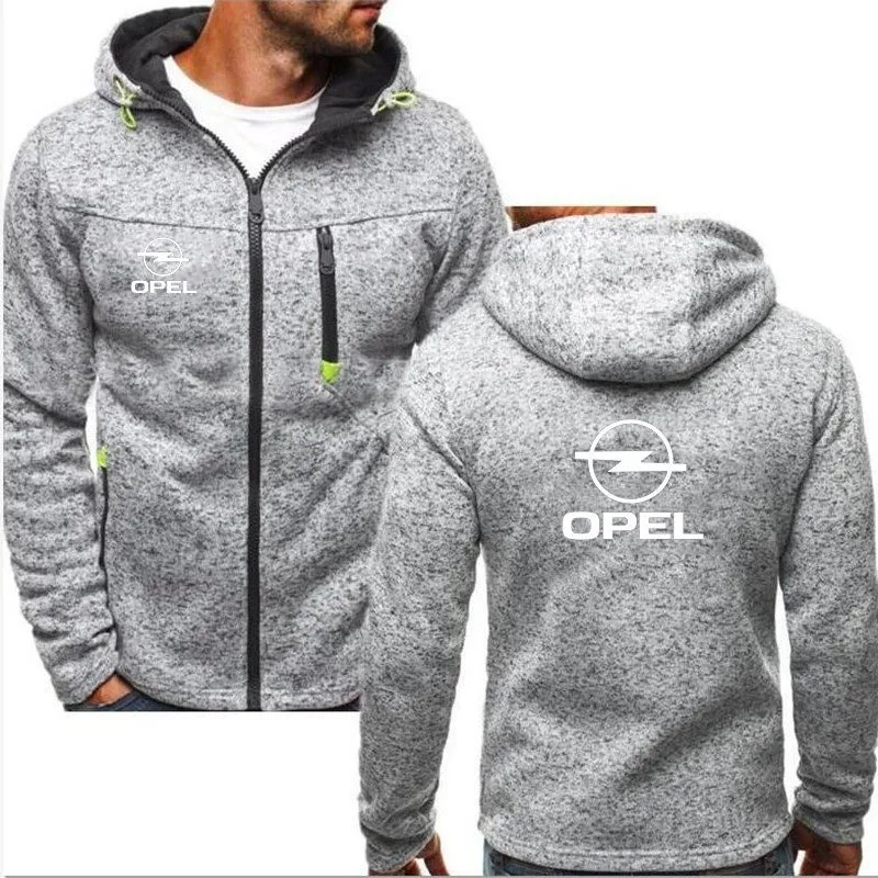 

2021 opel Brand Cars Logo Print Hoodie Streetwear Hip Hop Zipper Fashion Mc Jacket Mens Autumn Sweatshirts Sleeve Outerwear CoaE
