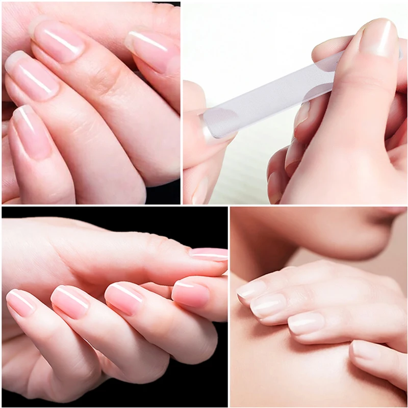 Профессиональная прочная нано-стеклянная пилка для ногтей пилочка маникюра
