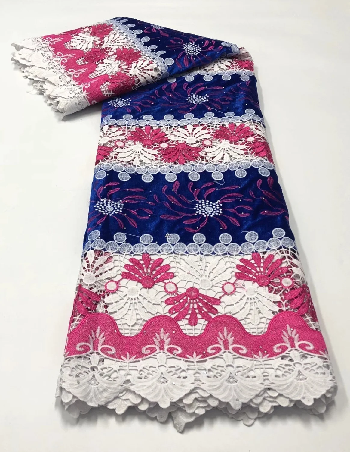 

2020 High Quality Velvet Lace Fabric African Lace Embroidery Swiss Voile Dry Lace In Switzerland For Wedding Dress