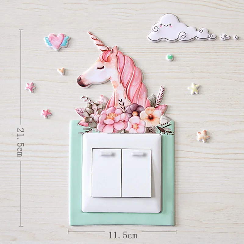 Пижама в виде животных Единорог Фламинго чехол мультфильм номер Декор 3D силикона