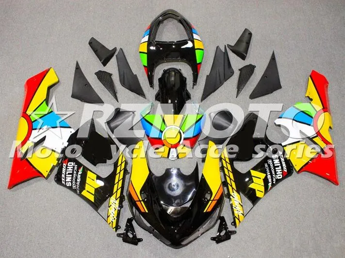 Новый комплект обтекателей для мотоцикла из АБС пластика подходит kawasaki Ninja ZX6R 636