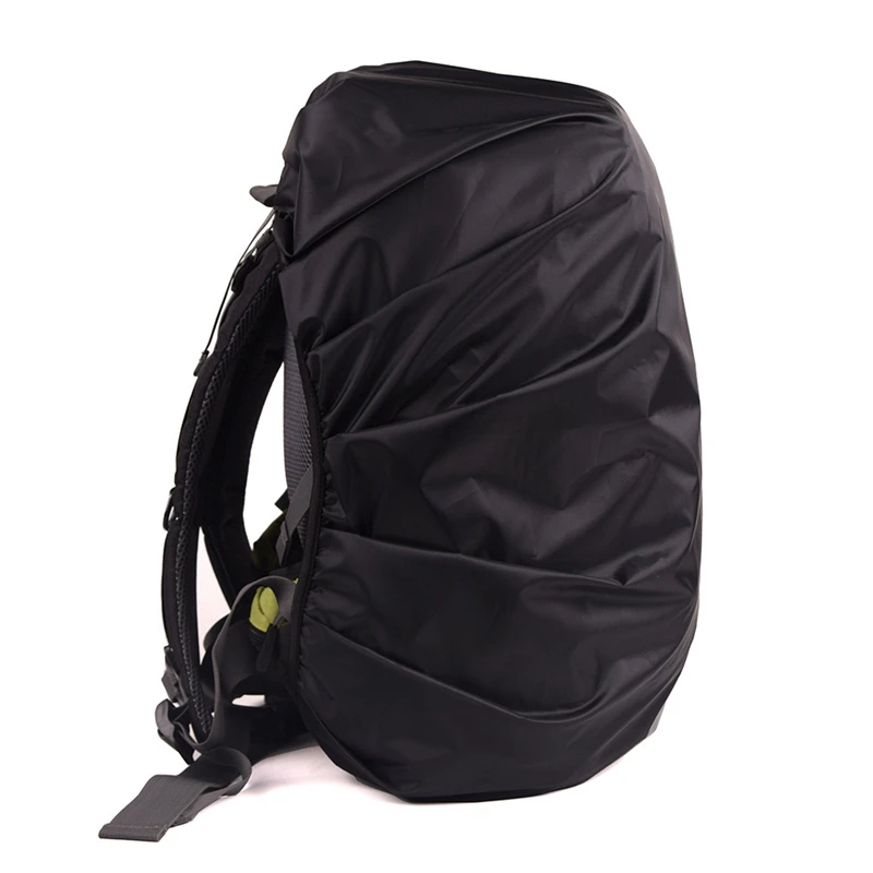 Рюкзак Светоотражающий с защитой от дождя водонепроницаемая черная сумка для
