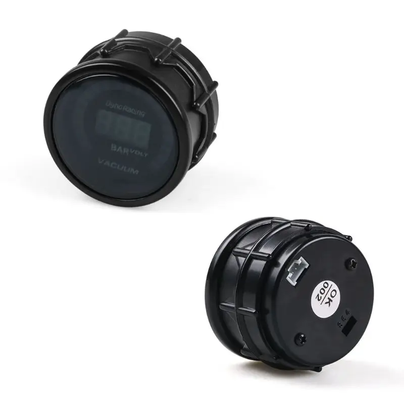 

2" 52mm Universal Car Vacuum Gauge Bar Meter 12V Blue Digital LED Pressure Gauge