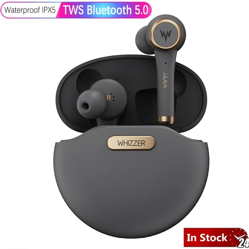 Whizzer TP1 беспроводные Bluetooth наушники TWS V5.0 водонепроницаемые IPX5 в ухо 3D стерео с