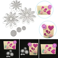 combination flower knife mold cutting dies paper cutting stencil embossing dies for diy scrapbooking photo album paper