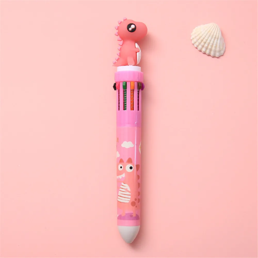 Десять Цвет шариковые ручки кавайные канцелярские принадлежности милые новинка