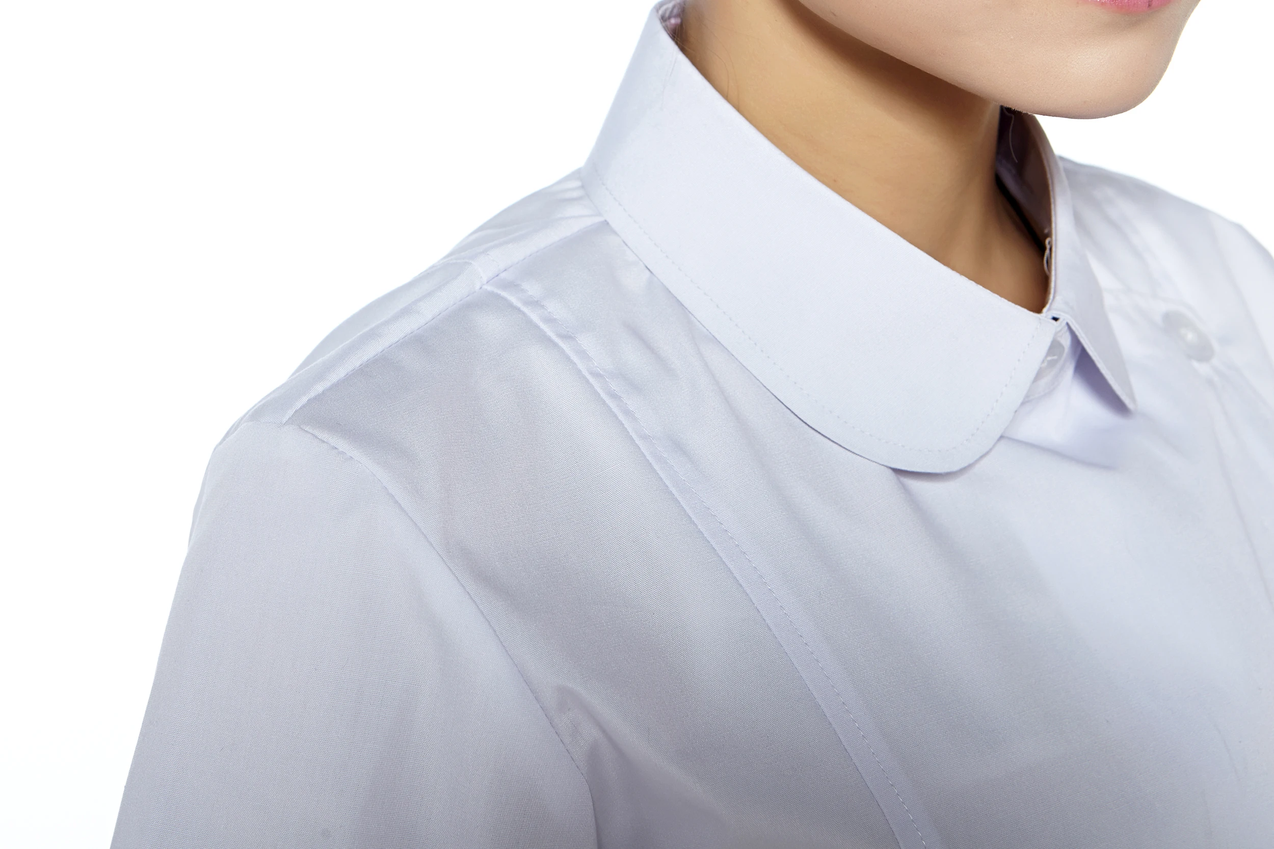 Женская униформа медсестры с коротким рукавом Белое платье Клиническая форма