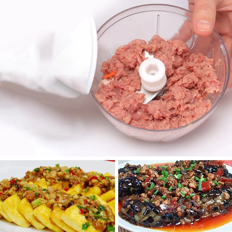 

Manual Food Chopper Home Vegetable Chopper Multi-Function Food Processor Meat Machine Mixer