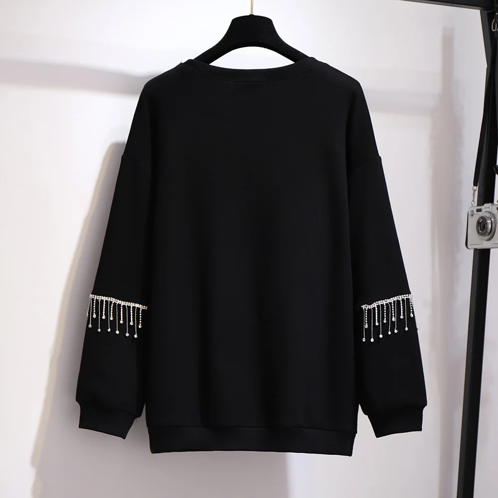 Новинка осенне-зимняя женская одежда большой пуловер с длинным рукавом