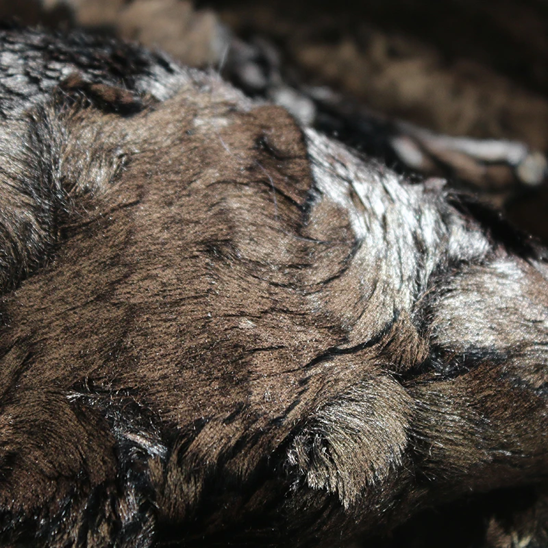 Пальто из искусственной шерсти и искусственного меха золотисто-коричневого