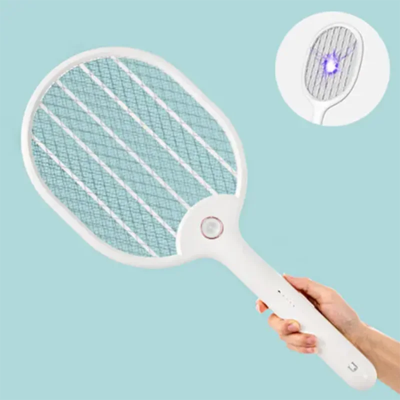 

2021 Youpin LED Electric Mosquito Swatter USB Rechargeable Led Mosquito Killer Swatter for Indoor Bathroom Outdoor Smart Home