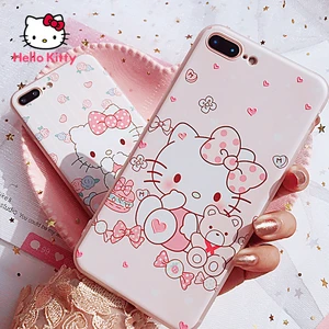 Hello Kitty Silicone All Inclusive Phone Case for iPhone12 12Pro 12Promax 11 Pro 11Promax Mini X XS MAX XR 7 8 Plus Phone Case
