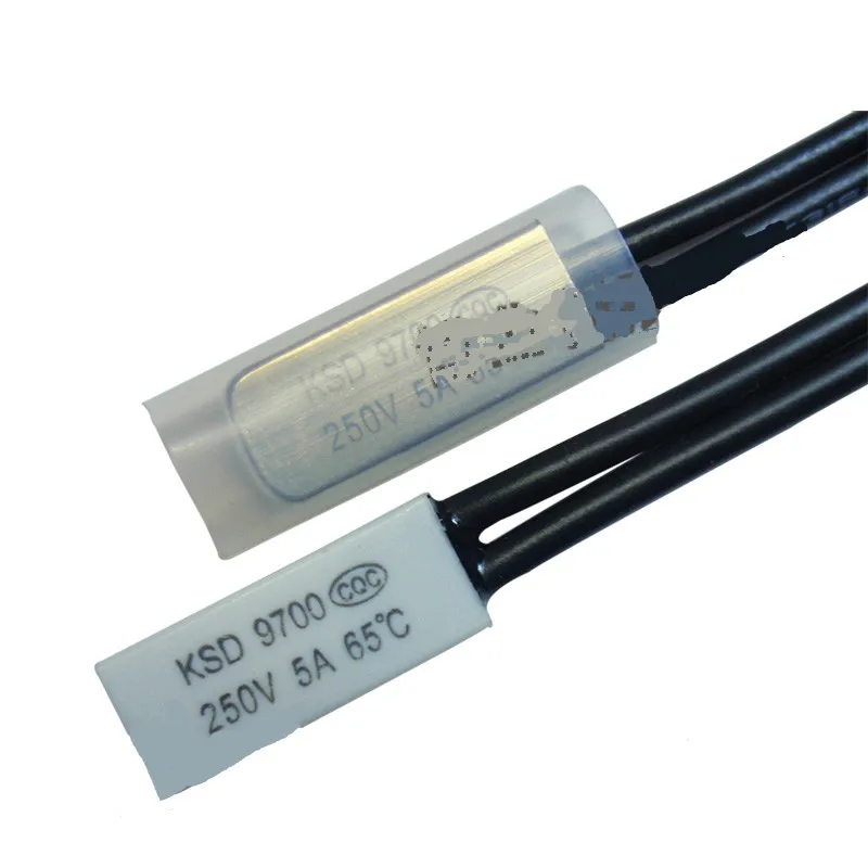 

10 pcs Fan Special Thermal Switch Ksd9700 45 Degrees Normally Open 5a250v Thermal Protector Thermostat