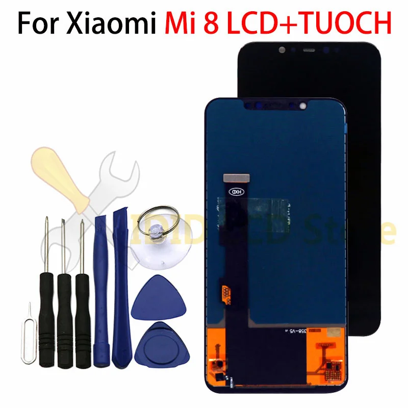 

ЖК-дисплей для Xiaomi Mi8 pro, дигитайзер в сборе, сенсорный экран с рамкой, Xiaomi 8, xiaomi Mi 8, Mi8 se, ЖК-дисплей
