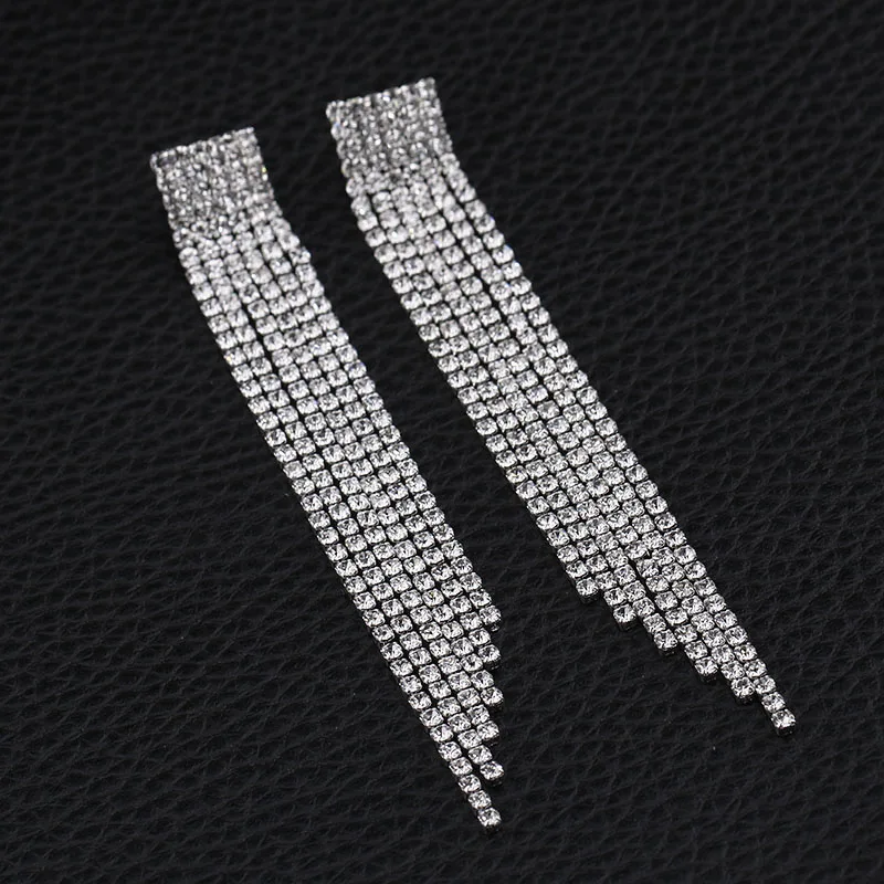 TREAZY золотистые/Серебристые серьги для женщин Висячие невесты Свадебные