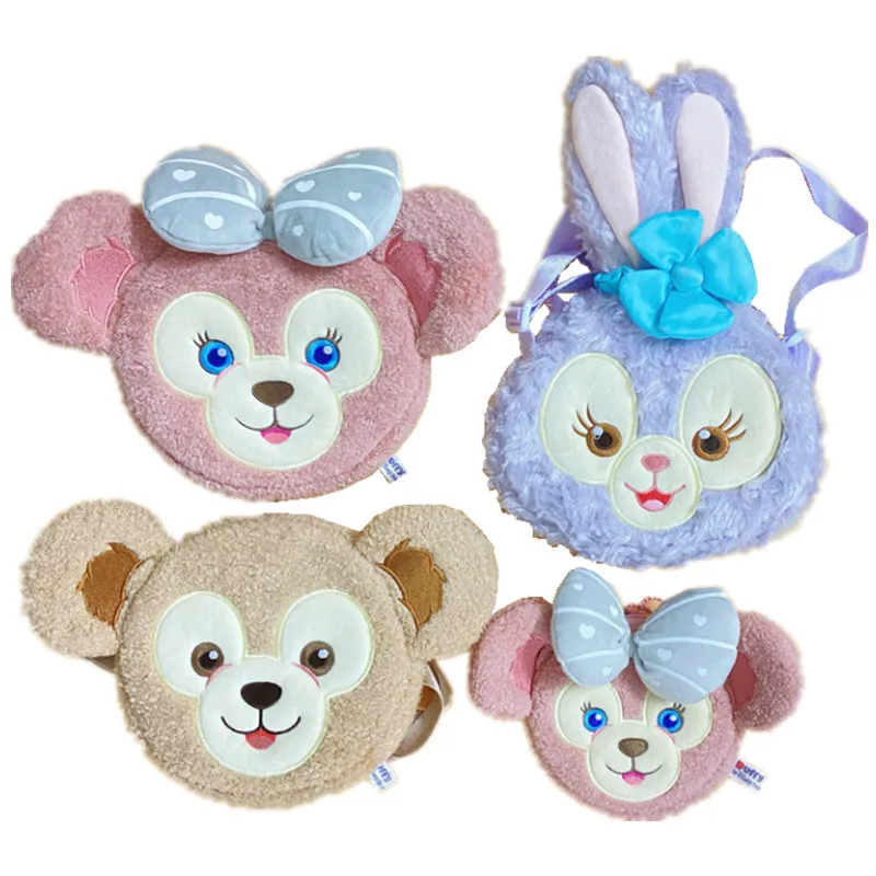 

Медведь Диснея кавайная медведи дуффи и шеллиай стеллало плюшевая сумка игрушка мягкие куклы Кролик сумка-мессенджер Кошелек для монет под...