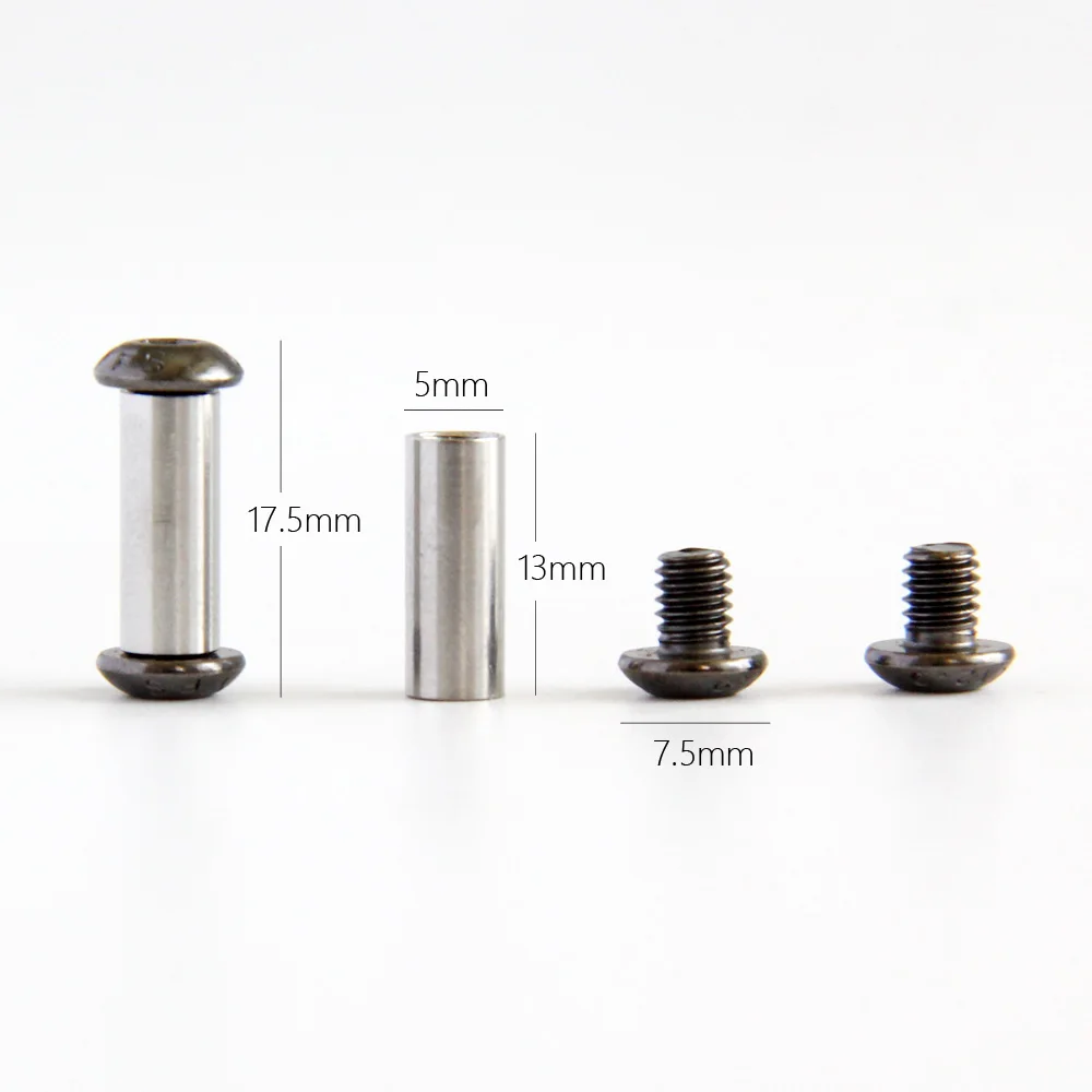 2 шт. Ручка ножа болт заклепки весы винты крепеж гайка сделай сам материал для