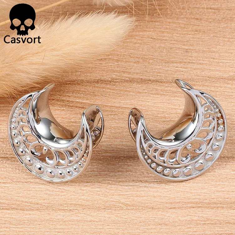 Casvort 2 шт. новое кольцо для пирсинга, растяжки, модные ювелирные изделия для пирсинга, серьги в подарок