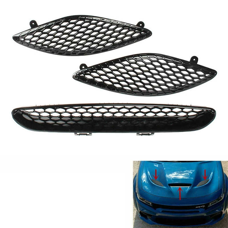 Передняя капот для автомобиля решетка гриль крышка капота Dodge Charger Srt Hellcat 2015-2020