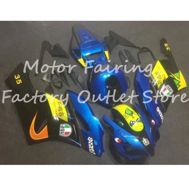 

Прямая продажа с завода, аксессуары для мотоциклов, комплект обтекателей из АБС-пластика для Honda CBR1000RR 2004-2005, сине-желтый обтекатель корпуса ...
