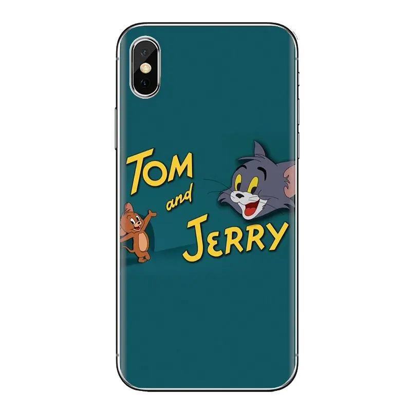 Transparent Soft Cover Cartoon Tom Cat and Jerry Mouse For Samsung Galaxy J1 J2 J3 J4 J5 J6 J7 J8 Plus 2018 Prime 2015 2016 2017 |