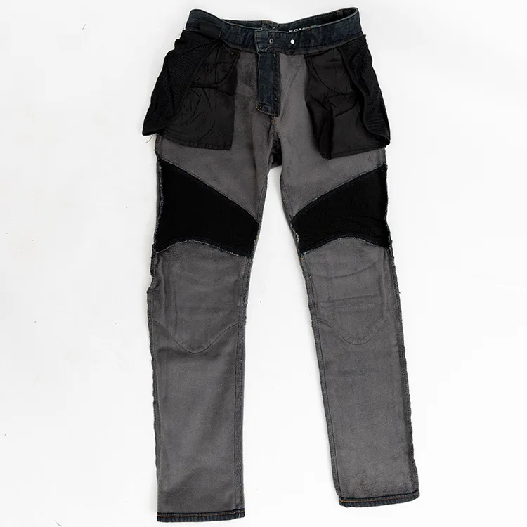 Бархатные синие брюки для мотогонок хоккейные штаны мотоциклетные гоночные