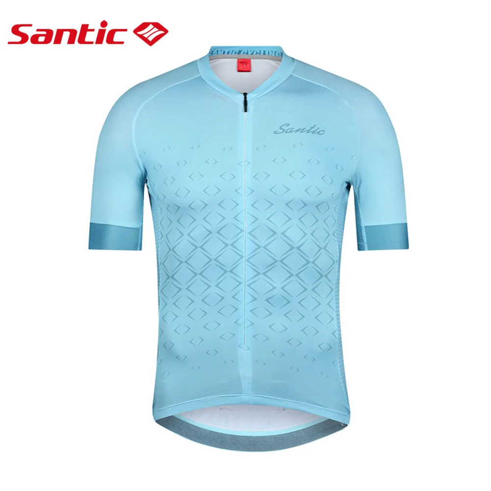 Велосипедная футболка Santic мужская дышащая сетчатая рубашка с короткими рукавами