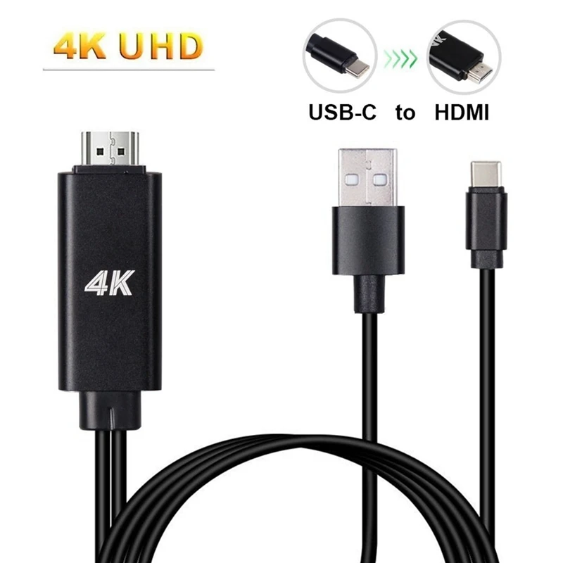 USB 3 1 type C телефон к HDMI ТВ/HD ТВ Видео кабель для Samsung Galaxy S8 S9 Plus| |