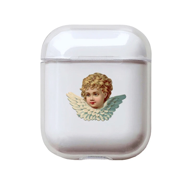 I201088 Мягкий милый Чехол Air Pods для Apple airpods, роскошные изображения, мультяшный ангел, Детские Airpods, чехол в Bluetooth, аксессуары для наушников - Цвет: I201088