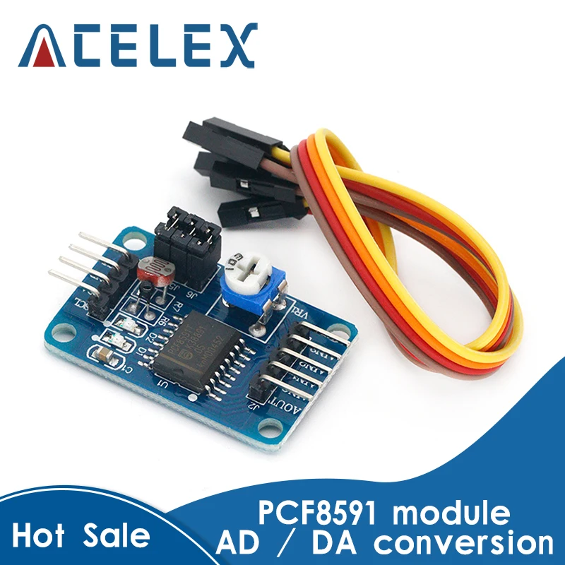 PCF8591 AD / DA преобразование в цифровое/цифровое-в-конвертер Модуль температурного