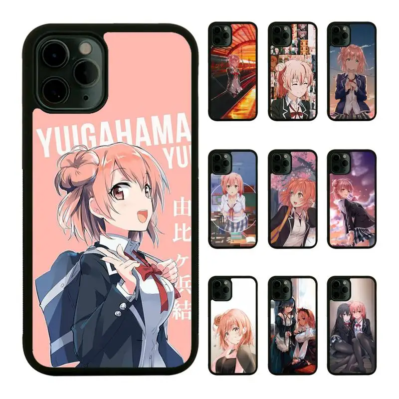 

Yuigahama Yui Phone Case For iPhone 13 12 11Pro Max 11 XR XS Max X 8 7 6 6S Plus Mini SE 2020 hard Fundas