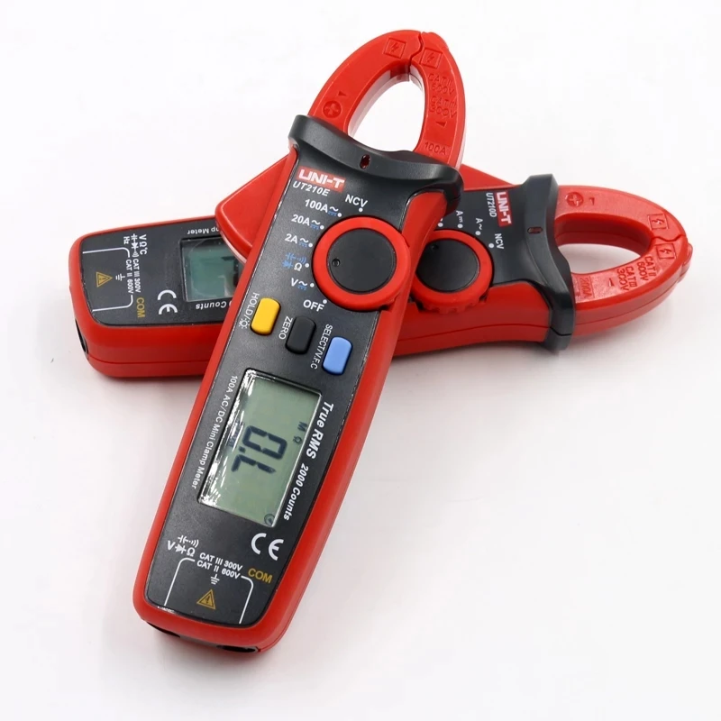 True RMS UNI-T UT210A/B/C/D/E mini multimeter digital clamp dc voltimetro amperimertro UNI T UT 210E meter | Инструменты