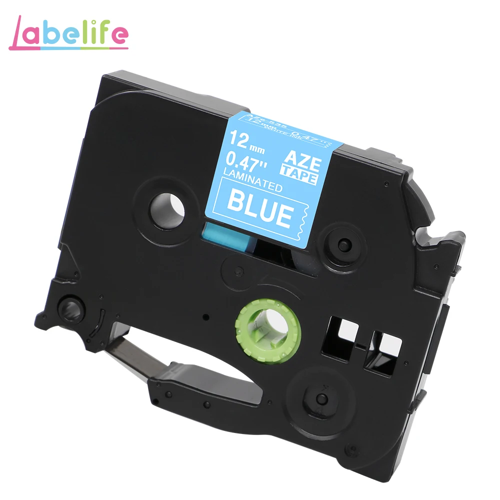 AZe-535 Labelife tze231 лента 1 шт. совместимый Brother PTouch для PT-D210 принтер этикеток 12 мм TZe 231 431 TZe TZ231 TZe-231 производитель этикеток - Цвет: AZe-535