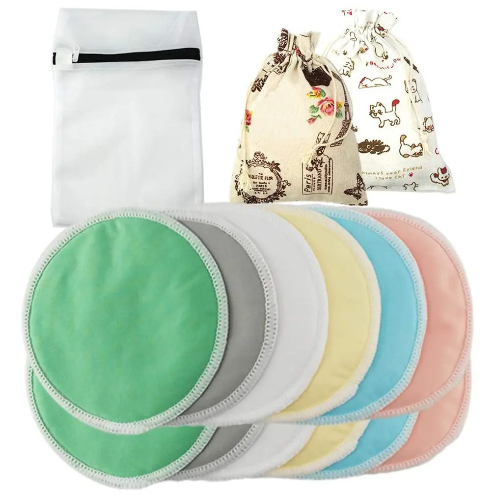 

Chest Pad Bamboo Fiber Anti-galactorrhea Pad Postpartum Nursing Cover Gift Bag Chest Pad Soft And Comfortable