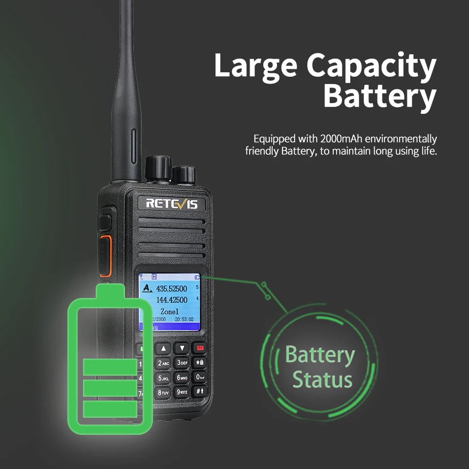 2 шт. Retevis RT3S двухдиапазонный DMR радио цифровая рация(gps) VHF UHF DCDM TDMA Ham радио Hf трансивер