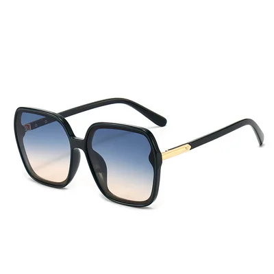 

New Large Sunglasses For Elegant Ladies Polarized Sunglasses Fashion Personality Anchor Street Shooting Driving Sunshade 2021