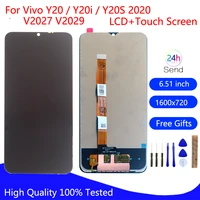 original for vivo y20 y20s y20i 2020 v2027 v2029 lcd display touch screen digitizer assembly panel replacement
