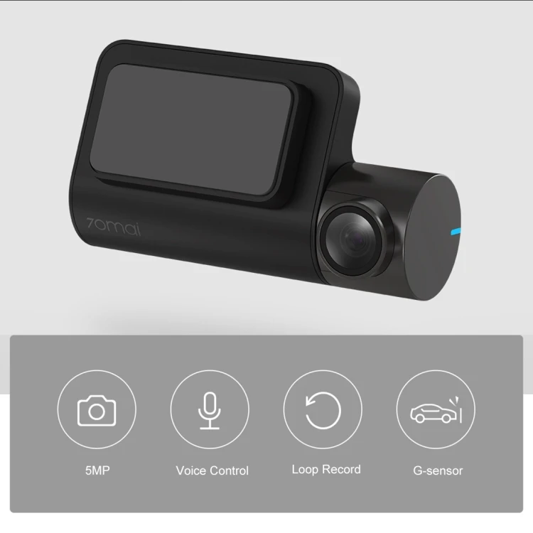 

Original Xiaomi 70Mai Midrive D05 1600P Mini Smart Dash Cam Driving Recorder, Global Version
