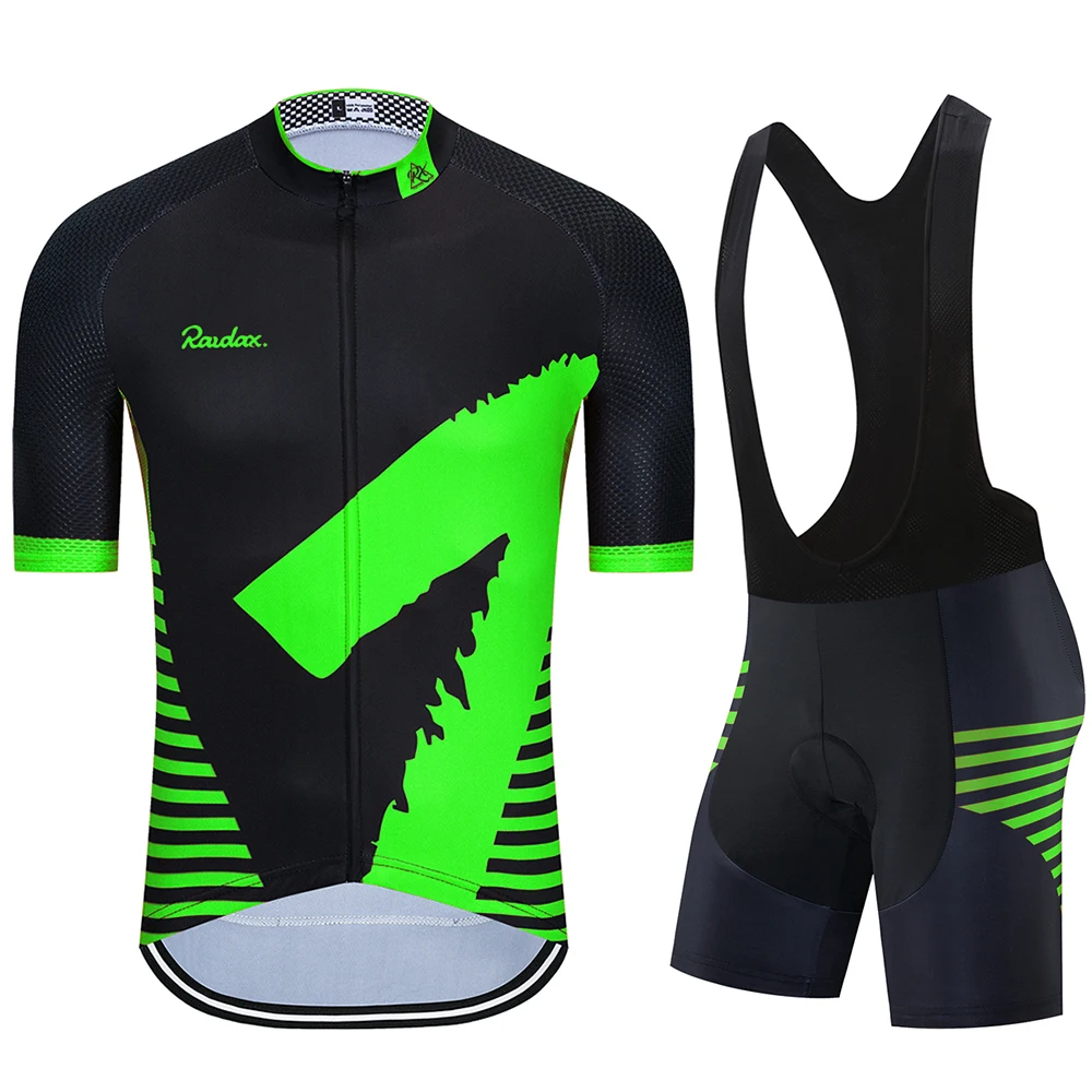 

Raudax Cycling Clothing 2021 Pro Team Ropa Ciclismo Hombre Short Sleeve Cycling Set Bike Uniforme Maillot Ciclismo Rx