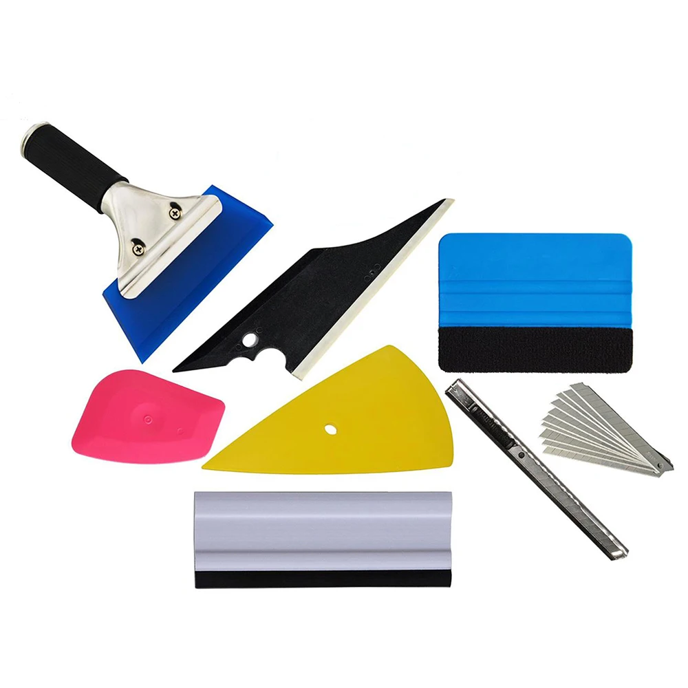 8 шт./компл. Защитная пленка для автомобильного стекла тонировка окна автомобиля