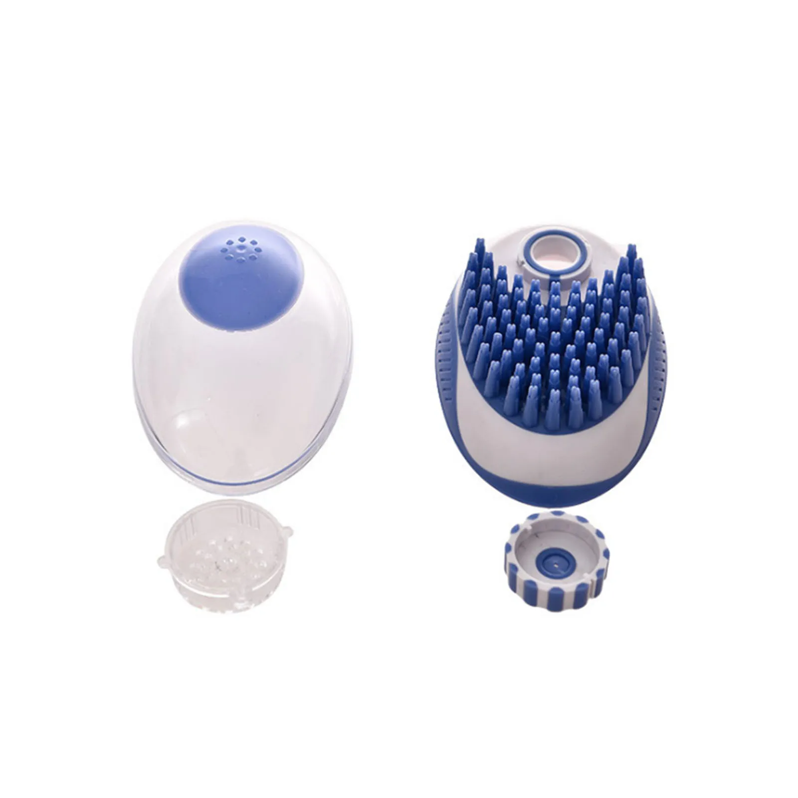 Ванная для собак щетка 2 в 1 домашнее животное спа массажная Расческа Мягкая