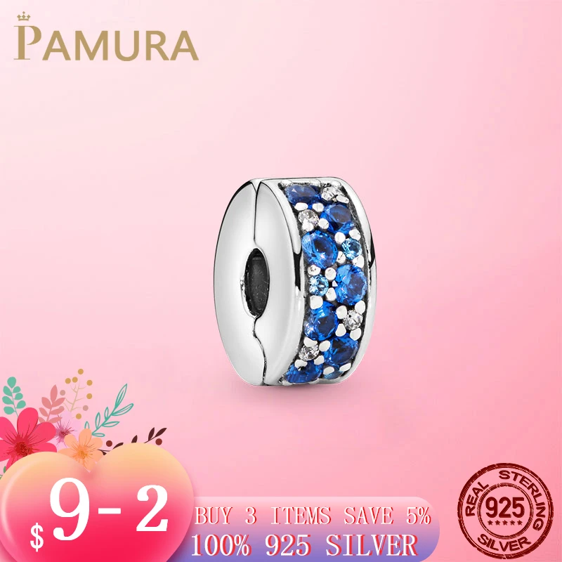 Лидер продаж 925 кольцо из стерлингового серебра с голубым проложить клип