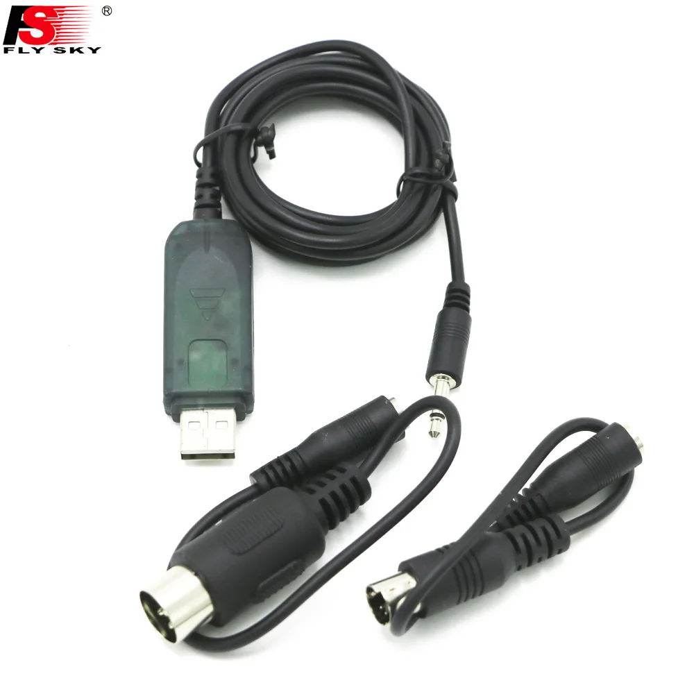

Flysky FS-SM100 USB Flight Simulator Adapter Cable for Flysky FS-i6 FS-i4 FS-TH9X FS-T6 FS-T4B FS-GT3 FS-GT2 Remote Controller