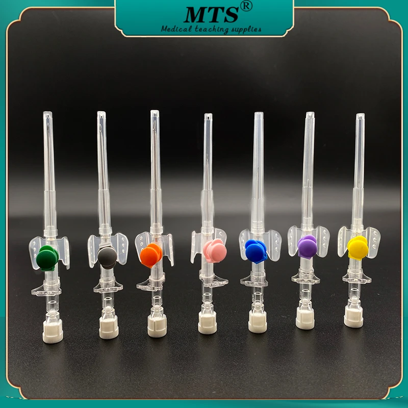 MTS Intravenous needle Multiple size options Disposable indwelling hypodermic IV Catheter with Injection | Канцтовары для офиса и