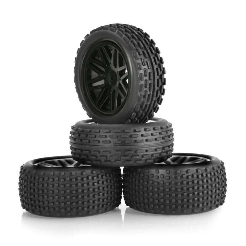 4 Uds 86mm neum&aacute;ticos neum&aacute;tico de rueda para Wltoys 144001 124019 RC 104001 Actualizaci&oacute;n de coche piezas 1/10 de 1/12 Escala de 1/14 fuera de la carretera Buggy-0