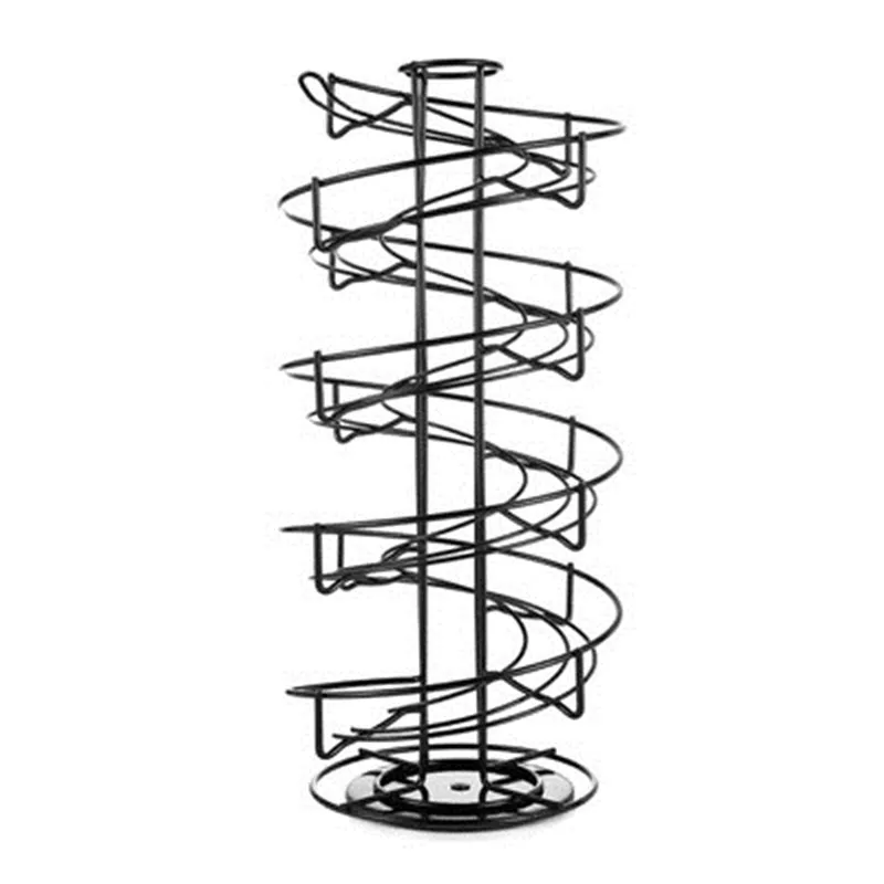 Держатель для кофейных капсул спиральная стойка вращающаяся на 360 градусов