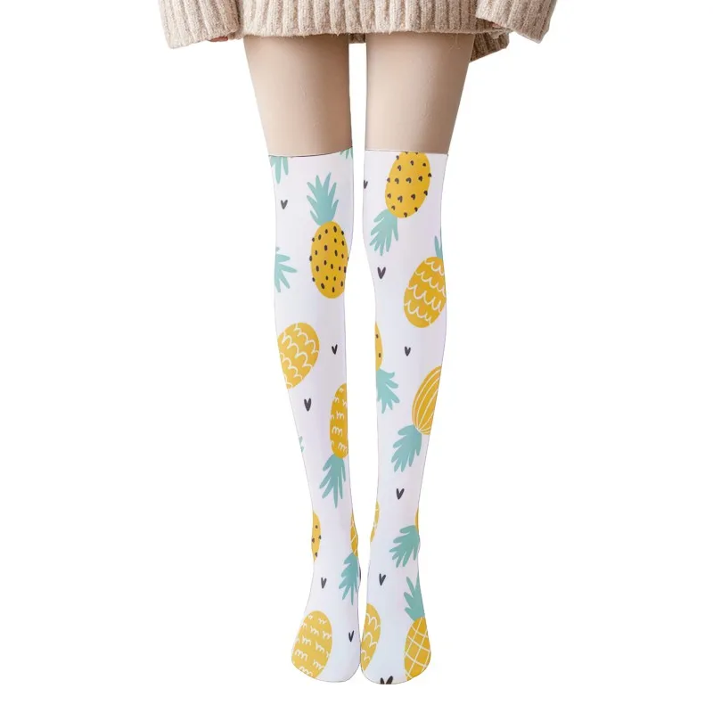 Модные пикантные компрессионные женские чулки повседневные нейлоновые до бедра