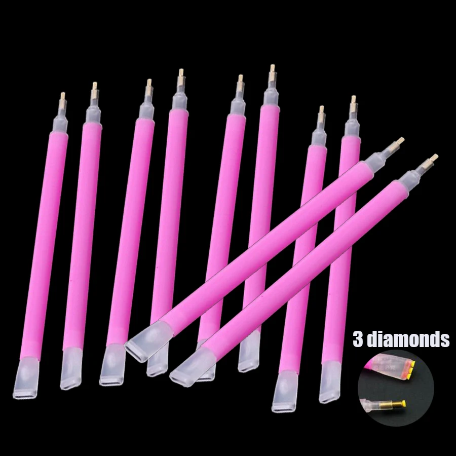 2 шт./10 шт./лот алмазные вышивки аксессуары Стразы мозаичная картина 1/3/6/9 головка